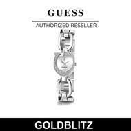 Guess GW0683L1 Women's Silver Tone Case Quartz Gia Logo Link Bracelet Watch