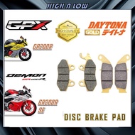 GPX DISC BRAKE PADS DEMON GR200R GR200R SE GOLD QUALITY