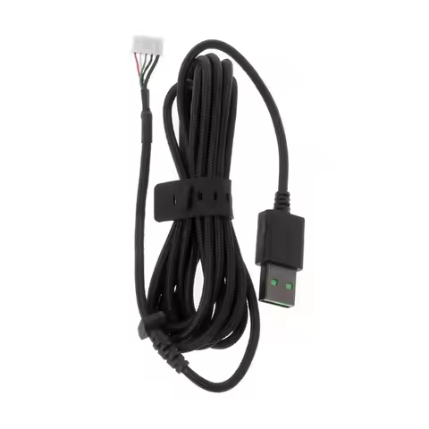 Durable Nylon Braided Line USB Mouse Cable Replacement Wire for razer DeathAdder Elite Wired Gaming 