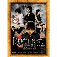 Japanese Movie DVD Death Note Movie Collection 1-3 Live Action Movie