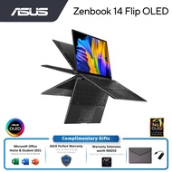 Asus Zenbook Flip 14 OLED UN5401Q-AKN095WS Jade Black Laptop | Ryzen 7 | 16GB RAM 512GB SSD | 14" To