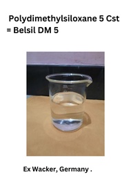 Polydimethylsiloxane 5 Cst = Belsil DM 5 (500 ml = 500 gr)