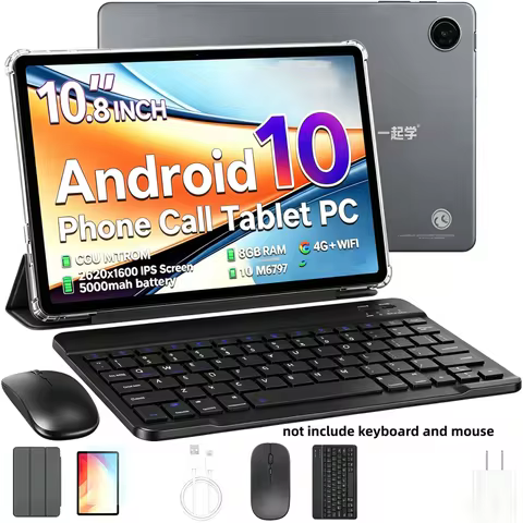 Portable 10.8" X20L Android 10 Calling Q1 Tablet, A53 10-Core MT6797 Chipset, Large 8GB+128GB Memory