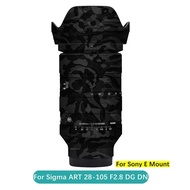 Customized Sticker For Sigma ART 28-105mm F2.8 DG DN Decal Skin Camera Vinyl Wrap Film Protector Coa