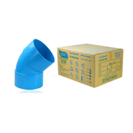 ข้องอบาง 45 พีวีซี PVC ขนาด 8" (8นิ้ว) DSAI ดีเอสเอไอ