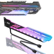 RGB GPU Holder 5V 3-Pin Colorful RGB Graphics Card GPU Support Video Card Holder Bracket, Video Card
