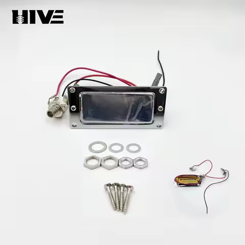 Electric Guitar Accessories LP Closed-type 2-core Cable Brass Base and Dual Coil Guitar Pickup 1T1V6