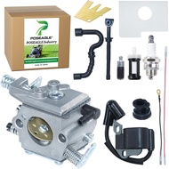 MS180 Carburetor Kit for Stihl 017 018 MS170 MS 180 MS170C MS180C Chainsaw Replaces Compatible with 