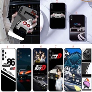 Samsung A12 A22 A32 A52 4G A32 A42 A52 5G Anime car Initial D Soft black phone case