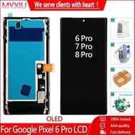 OLED For Google Pixel 6 Pro 7Pro 8Pro LCD Display Touch Panel Screen With Frame Digitizer Replacemen