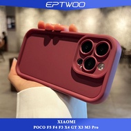 EPTWOO For Xiaomi POCO F5 F4 F3 X4 GT X3 M3 Pro Phone Case Lens Camera Protection Shockproof Candy Color Soft TPU Back Cover XINYILE-01