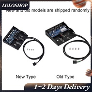 loloshop Lazmin USB2.0 Floppy Front Panel with 9PIN to Cable  3.5in Bay 9 Pin 4 Interface USB 2.0 HU