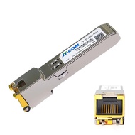 JT-COM Gigabit RJ45 SFP Module 1000Mbps SFP Copper  to rj45 Port Module, Fiber Optic Transceiver SFP