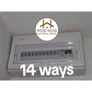 Hager RCCB Double Pole 2P 40A 30mA CD240B 0.03  DB Box Circuit Breaker