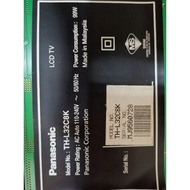 PANASONIC TH-L32C8K / MAINBOARD / POWER BOARD