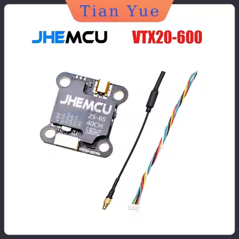 JHEMCU Crossover 5.8G Image Transmission VTX20-600 FPV Transmitter PitMode 25mW 100mW 200mW 400MW 60