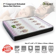 Eco Rezt Brand Queen Size Compressed Rebond Mattress (Thickness 8 inches) Tilam Queen (tebal 8 inche
