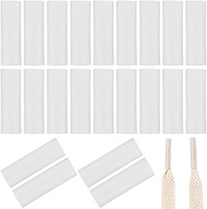 200Pcs Clear Heat Shrink Tubing Aglets for Shoelaces Shoe Lace Ends Tips Transparent Rope Head Seali