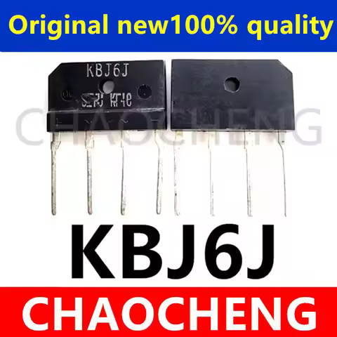 (5pcs)100% New Original KBJ6J DIP-4 10A 600V Chipset