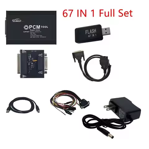 PCMFLASH FLASH Bench V1.20 Automotive ECU Computer Programming Tool 67 IN 1 USB Dongle