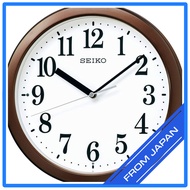 Seiko Analog Wall Clock Radio-Controlled Compact Size Metallic Color Pattern A Diameter 28.0x4.6 cm 