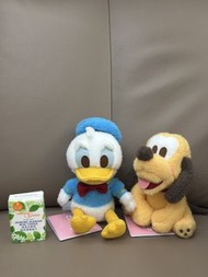 日本 景品 全新 迪士尼 布魯托 唐老鴨 軟綿綿 毛公仔 公仔 掛飾 吊飾 Pluto Donald duck