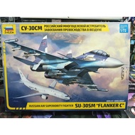 Zvezda 1/72 SU-30SM Flanker C (optional TUDM decal by Decal La) TUDM RMAF SU-30MKM