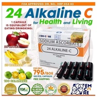 24 ALKALINE C 100 capsules per box