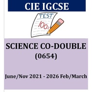 IGCSE SCIENCE CO-DOUBLE PAST EXAM PAPERS