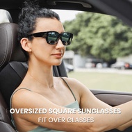 [Big Sale] Cyxus Polarized Wraparound Sunglasses Fit Over Light Glasses