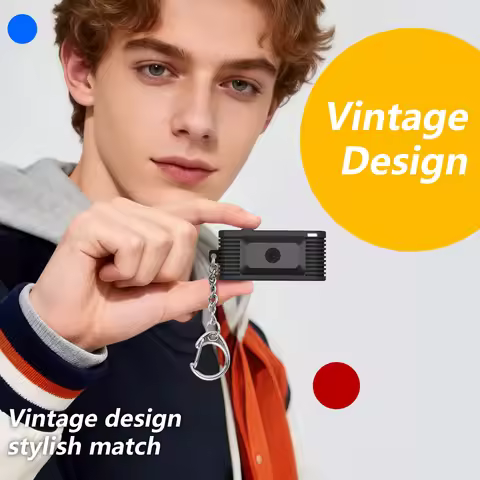 HOLGA DC-01 Keychain Digital Camera TFT LED Screen Retro Keychain Camera 1920x1080 30fps Very Small 