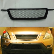 For Honda CRV 2001 2002 2003 2004 Year Front Center Racing Grille Cover Accessorie Body Kit Zonsuve