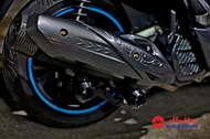 กันล้มข้างท่อ Full CNC ADV150 PCX FORZA XMAX LEXI NMAX AEROX *ADV160 ใส่ไม่ได้*  (ขากันล้มแล้วแต่รุ่