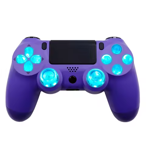 For Controller 6-Color Luminated DTF LED Kit for PlayStation 4 Controller