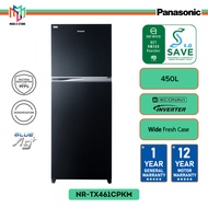 Panasonic NR-TX461CPKM 2-Door Top Freezer Refrigerator 450L Inverter Energy Saving Fridge - NRTX461CPKM