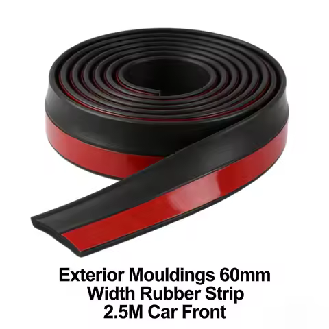 Exterior Mouldings 60mm Width Rubber Strip 2.5m Car Front For W176 370z W205 Volkswagen Scirocco Vol