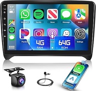 4Core 4GB+64GB Radio for Audi TT MK2 2006-2014 Car Stereo with Wireless Carplay Android Auto DSP 32E