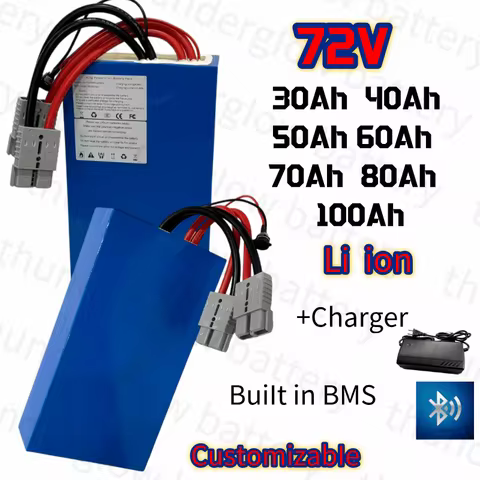 thunderglow-72v 40Ah 50Ah 60Ah 70Ah 80Ah 100Ah lithium ion battery pack 40A 50A 60A 70A 80A 100A wit