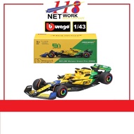 BBURAGO Burago <F1 Series> 1:43 F1 Racing MCLAREN F1 Team 2024 MCL38 Monaco Grand Prix 81 Die Cast C