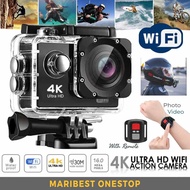 Camcorder with Remote 4K Ultra HD WiFi Action Camera 30M Underwater Video Recorder Waterproof Go Pro Camcorder 16MP