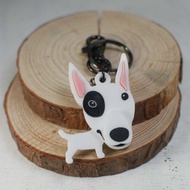 毛小孩在身邊鑰匙圈/牛頭梗/賤狗小身體款