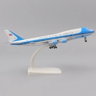 Scale Model Airplane 20cm for Air Force One Airlines 747 Airplane Model Airline Aircraft Model 747 P