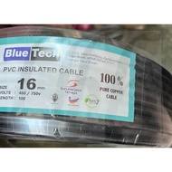 16mm Pure Copper PVC Cable [SIRIM] BLUETECH