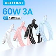 Vention USB C To USB C Cable PD Fast Charger Type C Video Monitor 10Gbps Data Lead Compatible With T