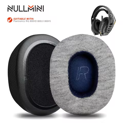 Nullmini Earpads Suitable for Plantronics RIG 800HD 800LX 800HS Headphones Ear Cushion Pads