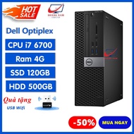 Dell Optiplex 70 SFF (I7 6700 / 4G Ram / 120GB / HDD 500GB) - BH 12T