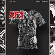【SFS】 Top Quality 23-24 Arsenal x Ian Wright Pre-Match Soccer Football Jersey T-shirt Sports Loose F