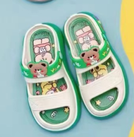 Sandal  Anak Perempuan  Motif Bear Viral Wedges Ban Dua Terbaru Sendal Selop Karet Jelly Import