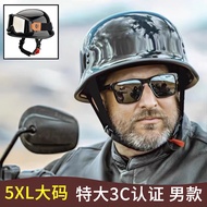 Ms88 helmet helmet 3C Certified 5XL Plus Size Male Big Soldier Helmet Retro Cruise Motorcycle Extra 