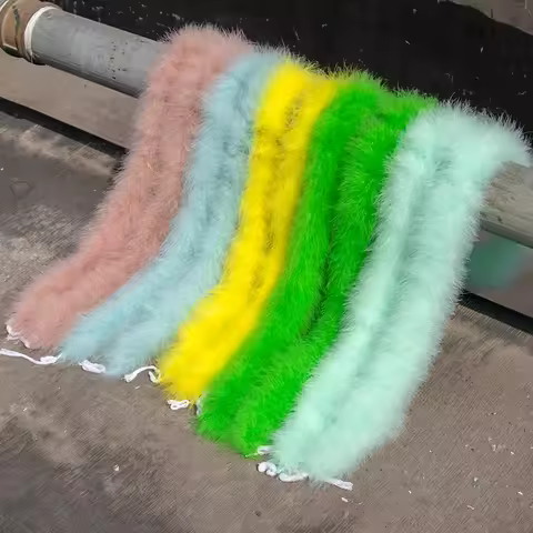2Meter Marabou Feather Boa 22G 50G Fluffy Turkey Feather Scarf DIY Carnival Costume Wedding Party Dr